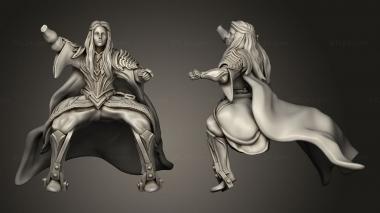 Figurines of people Mirkwood Cavalry Elk flagcommand 3d model