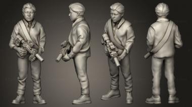 Figurines of people Modern Day Survivor garry 3d model