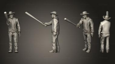 Figurines of people Modern Day Survivor woodrow 3d model