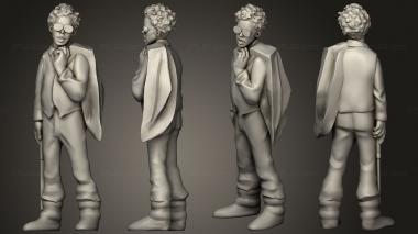 Figurines of people Modern Day Survivors man 3d model