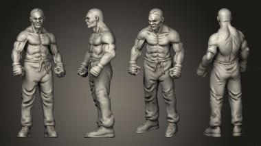 Figurines of people Modern Day Survivors survivor michael 3d model
