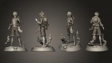 Figurines of people Monkey Luffy 3d model