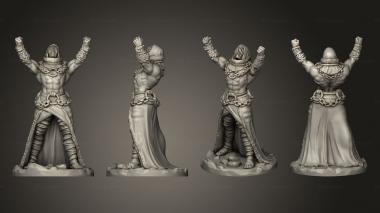 Figurines of people Monster Miniatures Chained Prophet 3d model