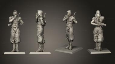 Figurines of people Moscow Jackals Runner 3d model
