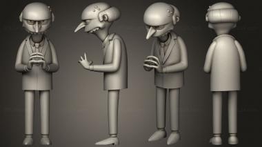 Figurines of people Mr Burns 3d model