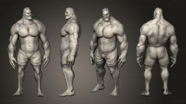 Figurines of people Mr Man mrman 3d model