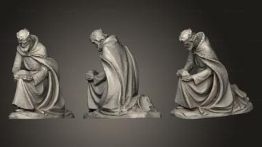 Figurines of people Natives king 3d model