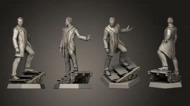 Figurines of people Neon Warrior Ras Dark 3d model