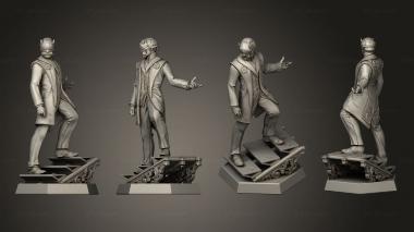 Figurines of people Neon Warrior Ras Dark 3d model
