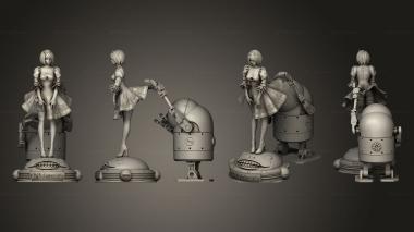 Figurines of people Nier Automata 3d model