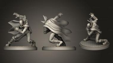 Figurines of people Night Dubstepper Metal Grate 3d model