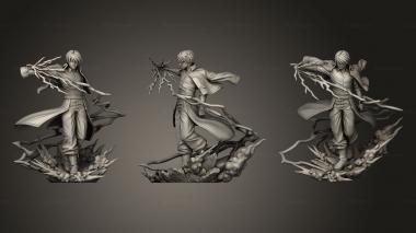 Figurines of people Nom Roy mustang 3d model
