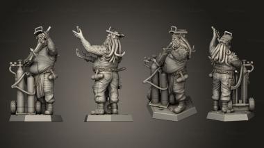 Figurines of people Engineer 3d model