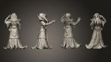 Figurines of people Omnioji Illithid Mindbender 3d model