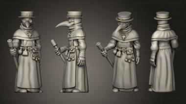 Figurines of people Omnioji Plague Doc 3d model