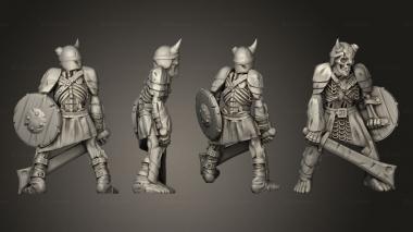 Figurines of people Omnioji Skeleton Warrior Scimitar SF 3d model