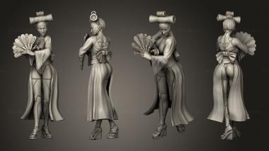 Figurines of people One Kunoichi Sisters Sister 3d model