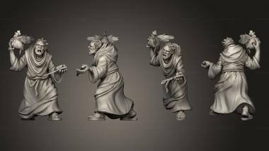Figurines of people Orc Candlemaker Monk Salvatore 3d model