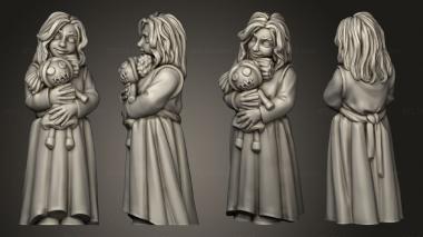 Figurines of people Orphanage CUTE CHILD 3d model