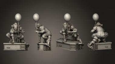 Figurines of people Pennywise 3d model