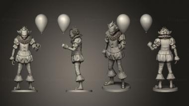 Figurines of people Pennywise Clown from IT 3d model