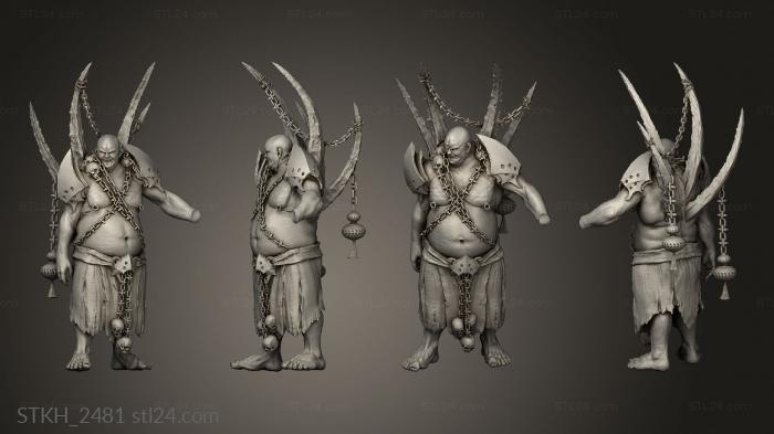 Figurines of people (Pestilence Sons basic pestilent sons, STKH_2481) 3D models for cnc