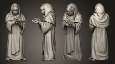 Figurines of people Pilgrims pilgrim 3d model