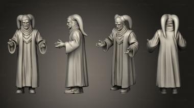 Figurines of people Pilgrims pilgrim 3d model