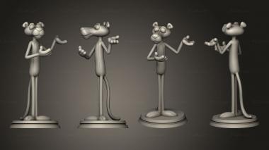 Figurines of people Pink Panther Drive Mermaid 3d model