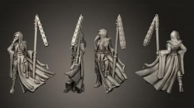Figurines of people Plague City Troops Nuns Nun 3d model