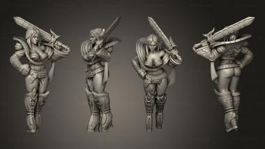 Figurines of people PM CYBER OPERATE ILLENIUM 3d model