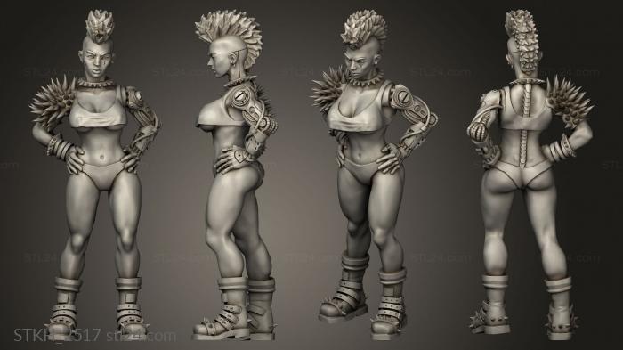 Figurines of people (ROSANA ROZES ROSANNA ROSAS, STKH_2517) 3D models for cnc