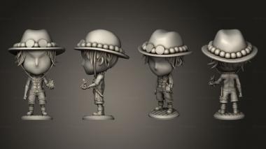 Figurines of people Portgas Ace 3d model