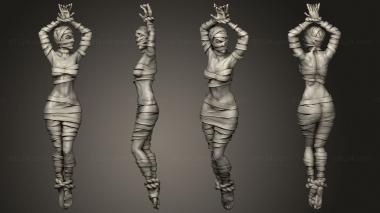 Figurines of people Priests Egypt Sacrificial victim 3d model