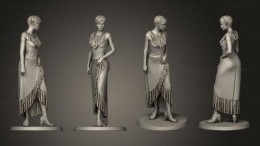 Figurines of people Psychic Arkham Horror compatible 3d model