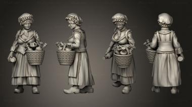Figurines of people Warsaw Cantiniere 3d model
