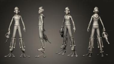 Figurines of people Ricochet Overwatch 3d model