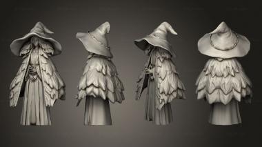 Figurines of people Rise the Moon Witch 3d model