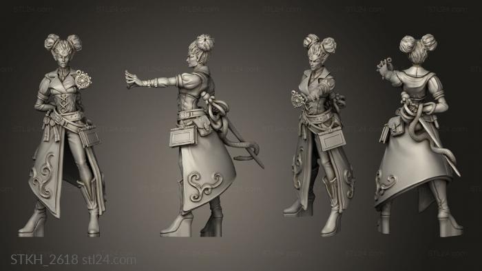 Figurines of people (Rose the Familiar Seller, STKH_2618) 3D models for cnc