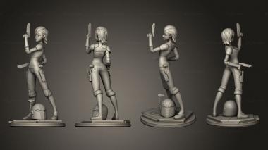 Figurines of people Sabine Wren Star Wars Rebels John Ken 3d model