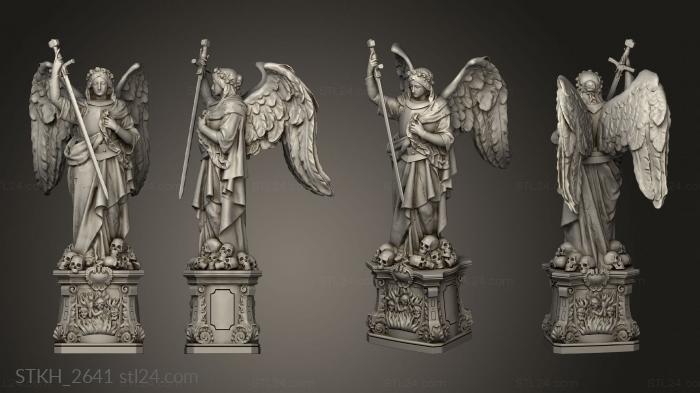 Figurines of people (SAINT HELENA AND HELENA CATHEDRAL WING, STKH_2641) 3D models for cnc