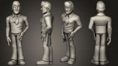Figurines of people Scooby Doo 3d model