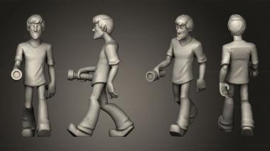 Figurines of people Scooby Doo 3d model