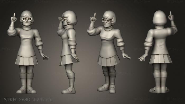 Figurines of people (Scooby Doo, STKH_2680) 3D models for cnc