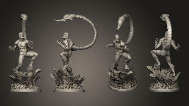 Figurines of people Scorpion 3d model