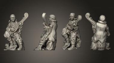 Figurines of people Bard 3d model