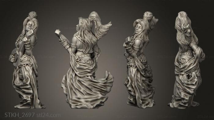 Figurines of people (Singer, STKH_2697) 3D models for cnc