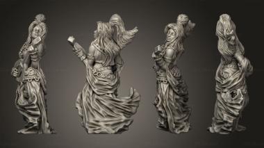 Figurines of people Singer 3d model