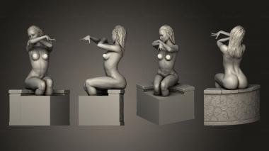 Figurines of people Senua nsfw water 3d model