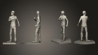 Figurines of people Seu Madruga 3d model
